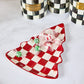 Cherry Check Tree Dish