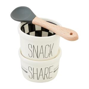 Snack & Share Checkered Tidbit Set