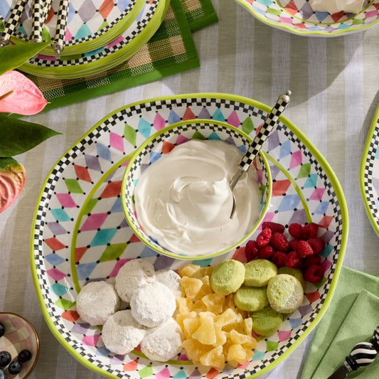 Palm Springs Melamine Small Bowls, Set of 4