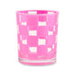 New Pink Check Acrylic Tumblers, Set of 4