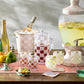 White Check Acrylic Pitcher