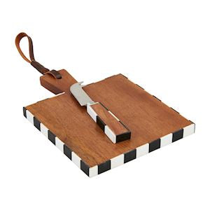 Square Mini Checkered Trim Board Set