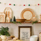 Mocha Check Gingerbread Serving Bowl