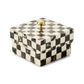Courtly Check Capiz Scalloped Box