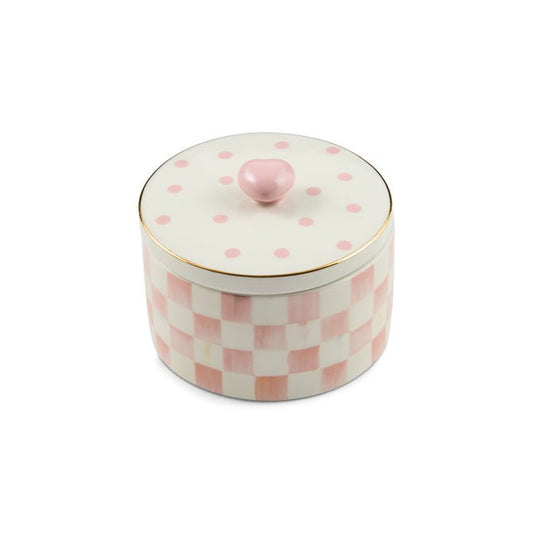 Rosy Check Trinket Box