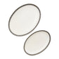 MacKenzie-Childs Courtly Check Everyday Oval Platters, Set of 2