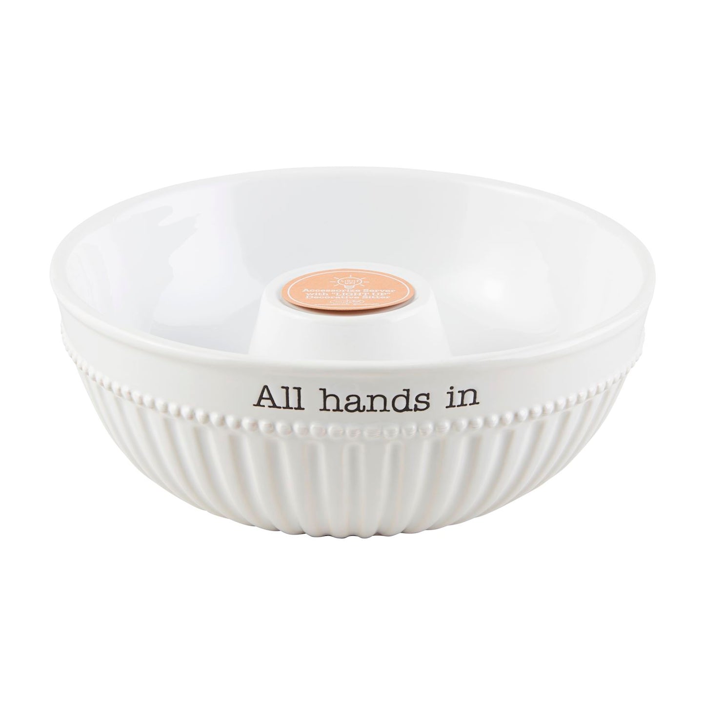 Mudpie All Hands In Accessories Serving Bowl