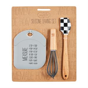 Checkered Scraper Baking Set