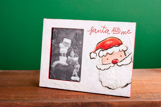 Mudpie Santa & Me Frame