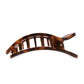 TELETIES Flat Rectangle Hair Clip | Large | Tortoise