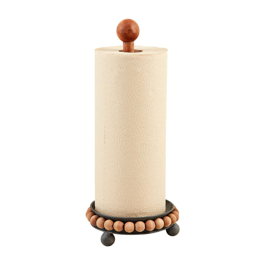 Mudpie Beaded Tin Paper Towel Holder