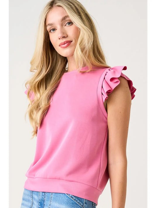 Bubble Gum Knit Top