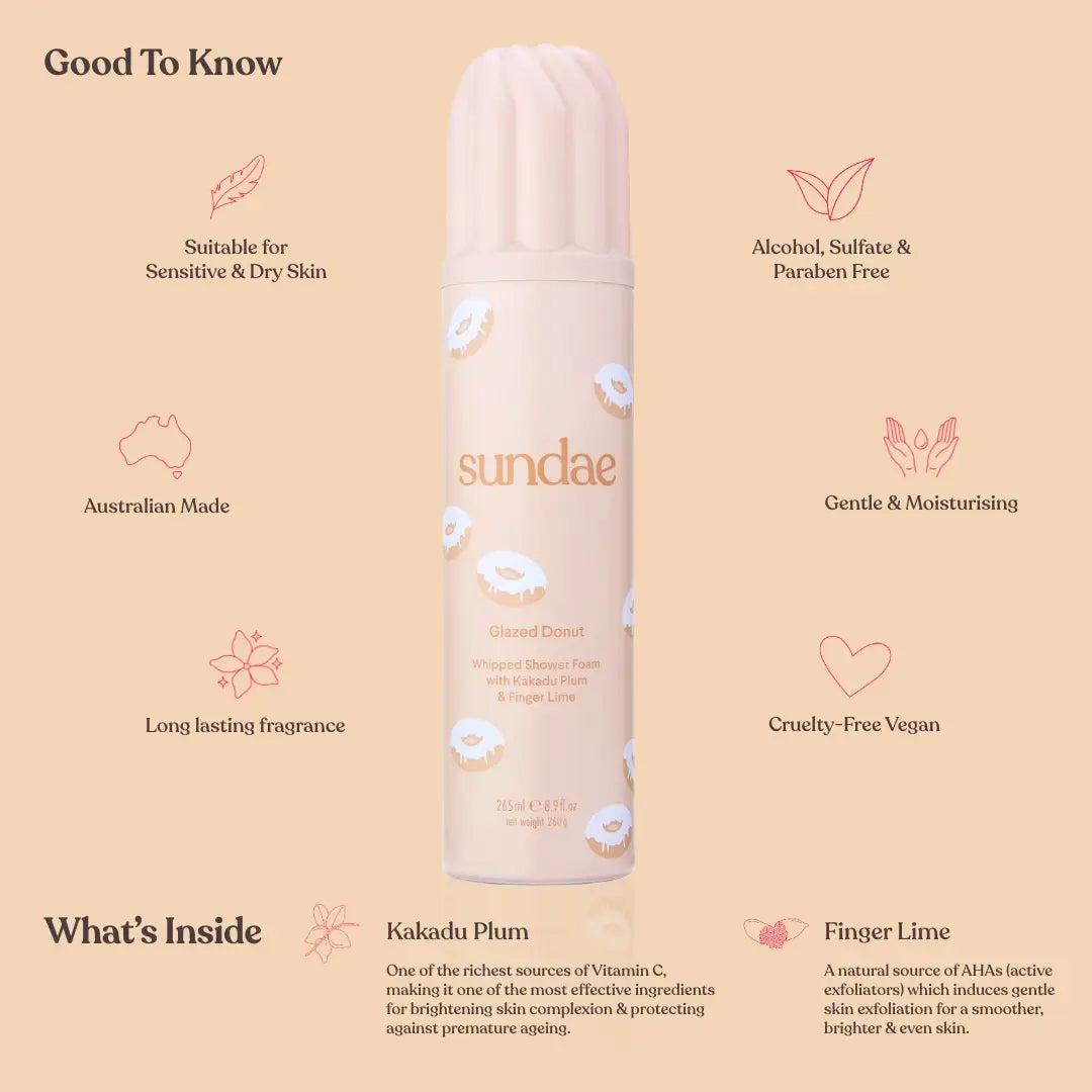 Glazed Donut Foaming Body Wash