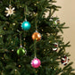 Confetti Macaroon Glass Ornaments, Set of 4