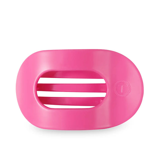 TELETIES Paradise Pink Large Flat Round Hair Clip