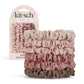 KITSCH Ultra Petite Satin Scrunchies 6pc - Terracotta