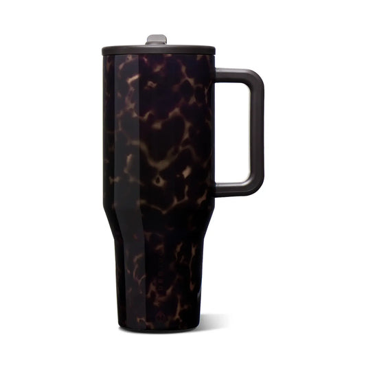 Mocha Tortoise HydroJug 40 oz Traveler Tumbler