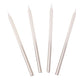 White & Silver Birthday Candles - 16 Pack