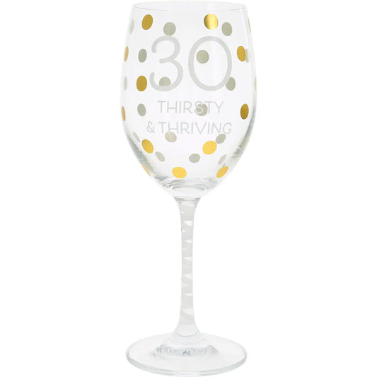 30 - Gift Boxed 16 oz Crystal Wine Glass