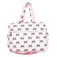 Black & Pink Mini Bows Duffel Weekender