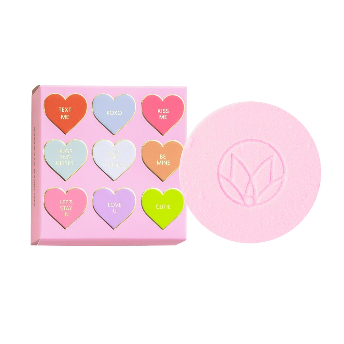 Musee  Candy Heart Shower Steamer