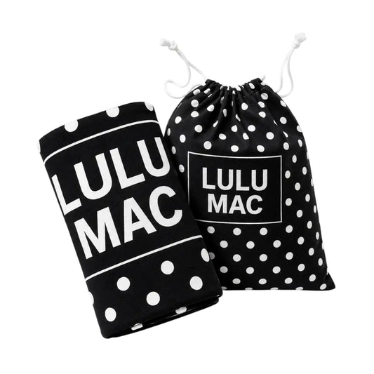 Black/White Dot Xl Beach Towel