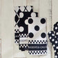 MacKenzie-Childs Black & White Dot Dish Towels, Set of 3