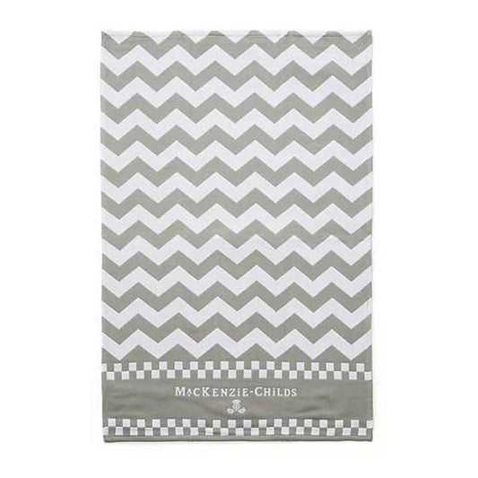 MacKenzie-Childs Sterling Zig Zag Dish Towels, Set of 3