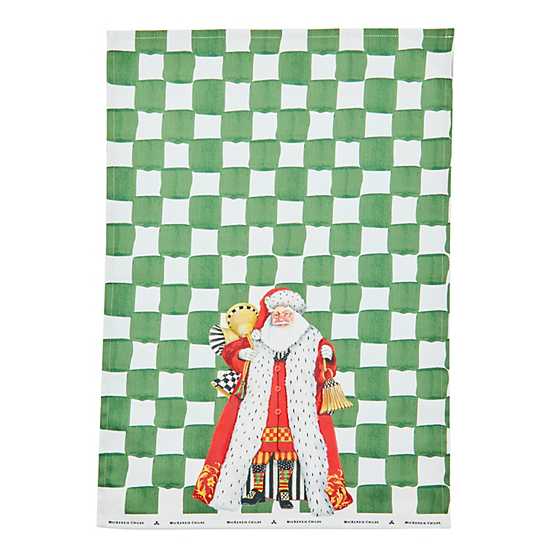 MacKenzie-Childs Westminster Santa Dish Towel