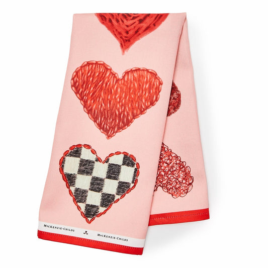 MacKenzie-Childs Heart Dish Towel