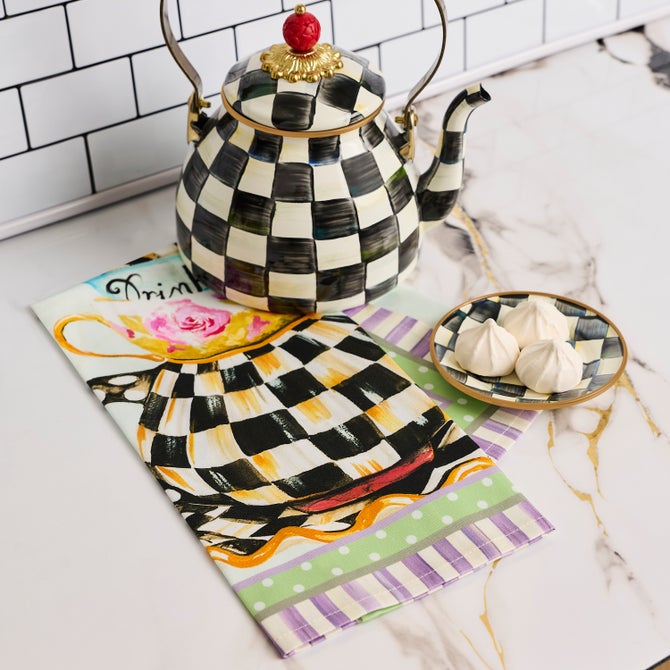 Spill the Tea Printed Dish Towel