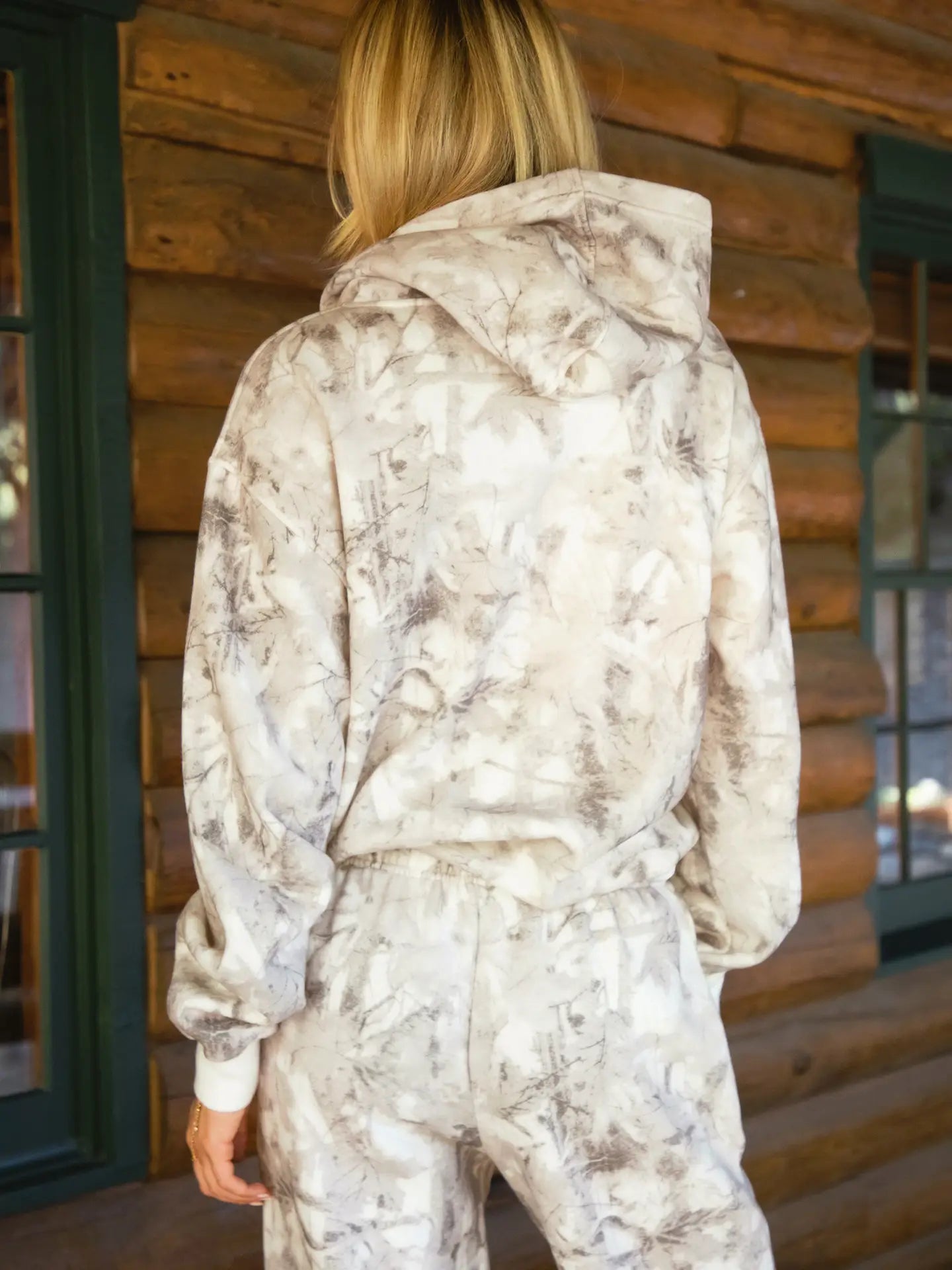 Avery Light Woodland Camo Lounge Fleece Classic Hoodie