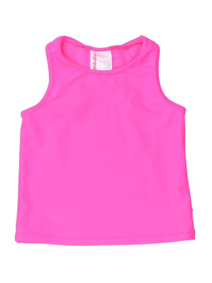 Girls Neon Magenta Active Tank Top