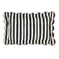 Check Reversible Scalloped Lumbar Throw Pillow
