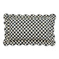 Check Reversible Scalloped Lumbar Throw Pillow