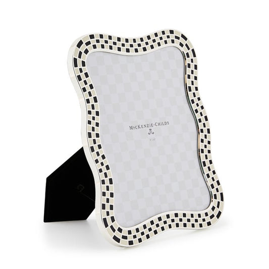 Wavy Check Silver Plated 8" x 10" Frame