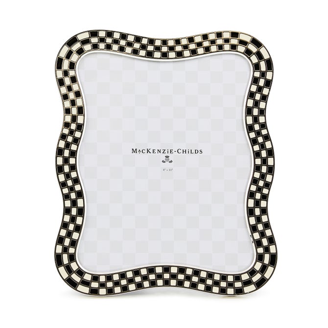 Wavy Check Silver Plated 8" x 10" Frame
