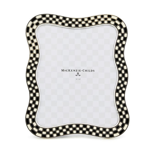 Wavy Check Silver Plated 8" x 10" Frame