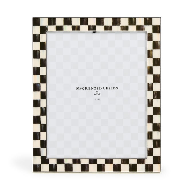 Courtly Check Silver Plated 8" x 10" Frame