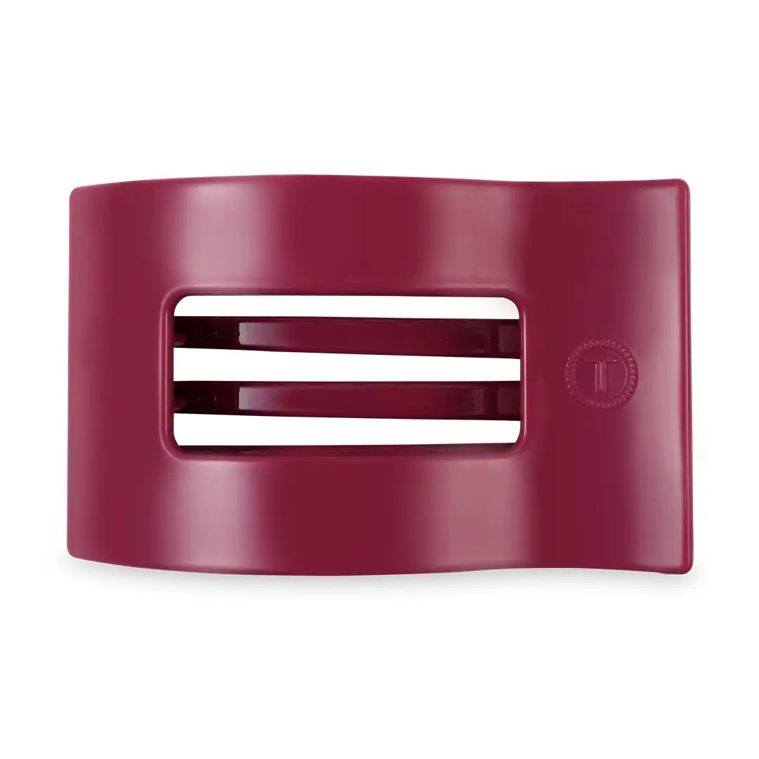 TELETIES Flat Rectangle Hair Clip | Large | Wild Side