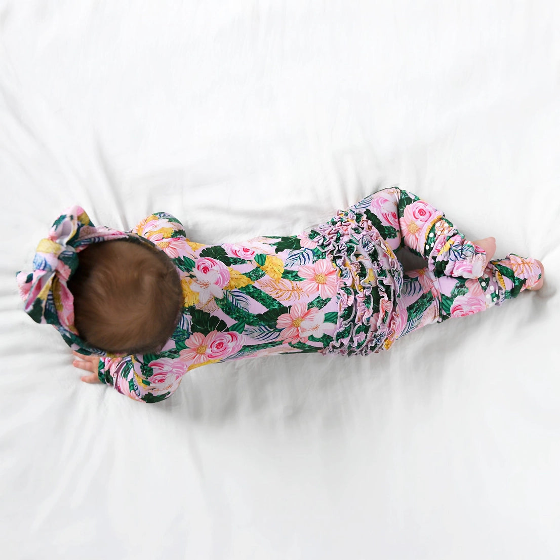 Gigi and Max Luana Ruffle Zip Bamboo One Piece Floral