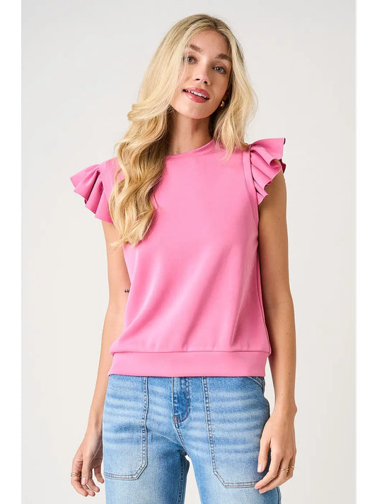 Bubble Gum Knit Top