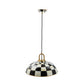 Courtly Check 18" Dome Pendant Lamp