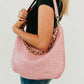 Slouchy Woven Shoulder Bag