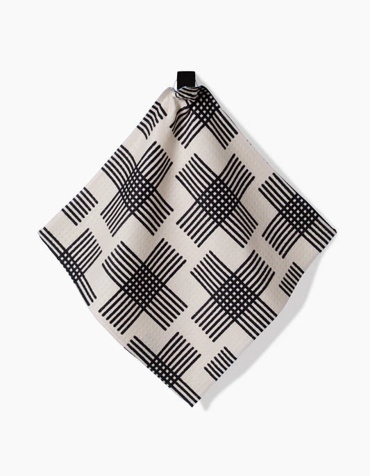 Geometry Cross Hatch Dishcloth Set