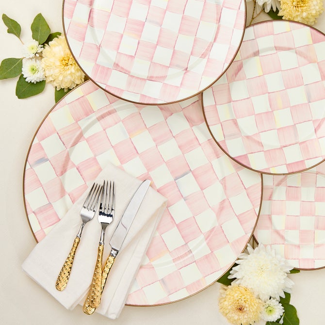 Rosy Check Charger/Plate