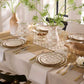 MacKenzie-Childs Mocha Check Salad Plate