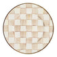 MacKenzie-Childs Mocha Check Salad Plate