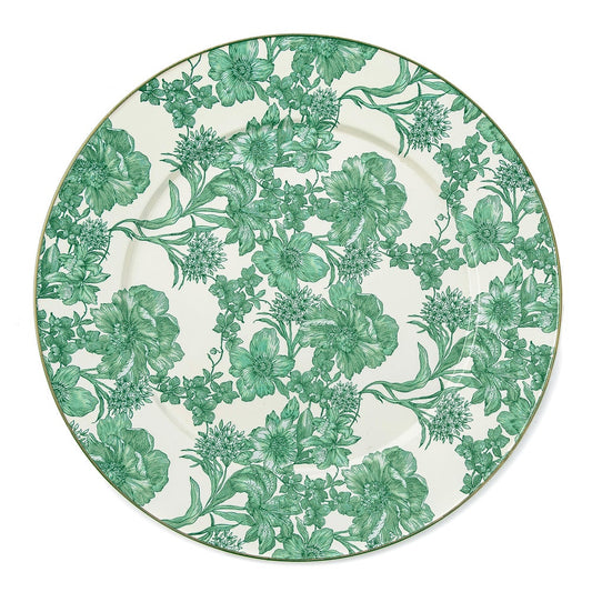 MacKenzie-Childs Emerald English Garden Serving Platter