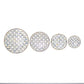 MacKenzie-Childs Sterling Check Serving Platter
